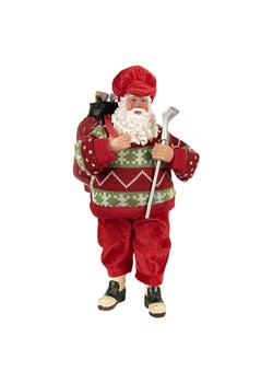 Clayre &amp; Eef Figurka dekoracyjna w kolorze czerwonym - wys. 28 cm ze sklepu Limango Polska w kategorii Dekoracje - zdjęcie 188666611