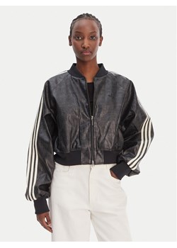 adidas Kurtka z imitacji skóry Pleather KE5035 Czarny Oversize ze sklepu MODIVO w kategorii Kurtki damskie - zdjęcie 188666992