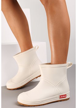 Białe Kalosze Melenope ze sklepu born2be.pl w kategorii Kalosze damskie - zdjęcie 188667274
