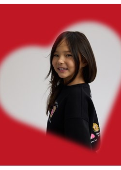 Reserved - Bluza Kapibara CapyFun - czarny ze sklepu Reserved w kategorii Bluzy dziewczęce - zdjęcie 188667451