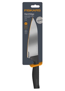 Fiskars Nóż kuchenny "Hard Edge" w kolorze czarnym - dł. 30 cm ze sklepu Limango Polska w kategorii Noże kuchenne - zdjęcie 188668811