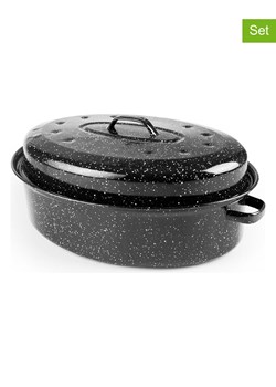 Ibili 2-częściowy zestaw w kolorze czarnym - 42 x 15 cm ze sklepu Limango Polska w kategorii Garnki - zdjęcie 188669291