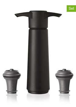 Vacu Vin 3-częściowy zestaw w kolorze czarnym ze sklepu Limango Polska w kategorii Naczynia - zdjęcie 188669384