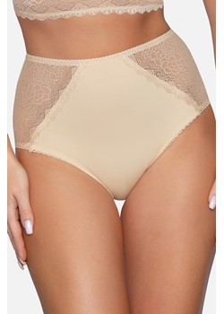 Majtki wysokie figi Babell BBL 184 beżowy ze sklepu kontri.pl w kategorii Majtki damskie - zdjęcie 188670094