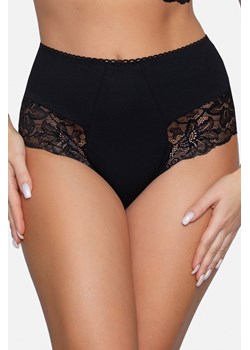 Babell BBL 187 Majtki wysokie figi, czarny ze sklepu kontri.pl w kategorii Majtki damskie - zdjęcie 188670223