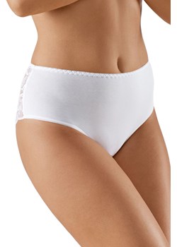 Babell BBL 128 Majtki wysokie figi, biały ze sklepu kontri.pl w kategorii Majtki damskie - zdjęcie 188670262