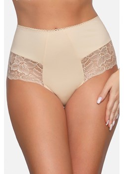 Babell BBL 187 Majtki wysokie figi, beżowy ze sklepu kontri.pl w kategorii Majtki damskie - zdjęcie 188670943