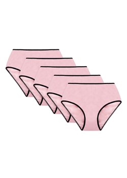 Wysokie figi Vivisence 4017 5-pack gumka czarna: róż ze sklepu kontri.pl w kategorii Majtki damskie - zdjęcie 188671280