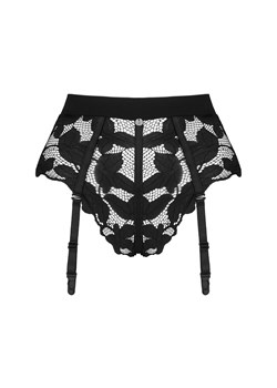 Obsessive Editya garter panties Majtki figi z pasem, czarny ze sklepu kontri.pl w kategorii Majtki damskie - zdjęcie 188671613