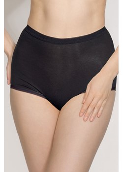 Majtki wysokie figi Mitex Lara czarny ze sklepu kontri.pl w kategorii Majtki damskie - zdjęcie 188671841