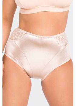 Majtki wysokie figi Babell BBL 103 beżowy ze sklepu kontri.pl w kategorii Majtki damskie - zdjęcie 188671960