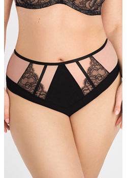 Majtki figi Gorsenia K835 Black to Black czarny ze sklepu kontri.pl w kategorii Majtki damskie - zdjęcie 188672550