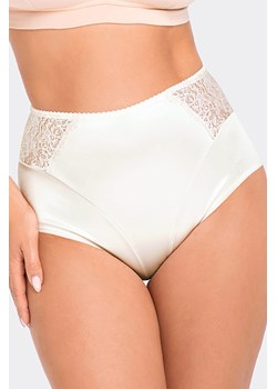 Majtki wysokie figi Babell BBL 103 ecru ze sklepu kontri.pl w kategorii Majtki damskie - zdjęcie 188673072