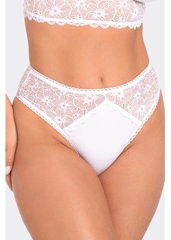 Majtki wysokie figi Babell BBL 191 biały ze sklepu kontri.pl w kategorii Majtki damskie - zdjęcie 188674101