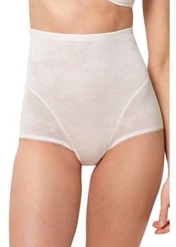 Majtki wysokie figi Triumph 10206011 Wild Rose Sensation Highwaist 00GZ-silk white ze sklepu kontri.pl w kategorii Majtki damskie - zdjęcie 188674193