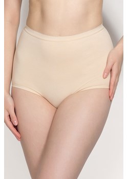 Majtki wysokie figi Mitex Lara beż ze sklepu kontri.pl w kategorii Majtki damskie - zdjęcie 188674341