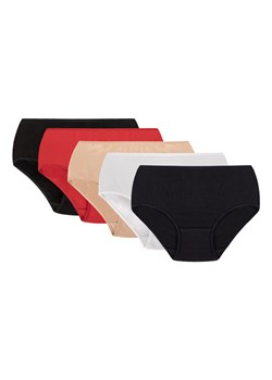 Figi Vivisence 4001 5-pack czarny/czerwony/beżowy/biały/granatowy ze sklepu kontri.pl w kategorii Majtki damskie - zdjęcie 188674382