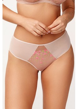 Figi Azal Flora beżowy ze sklepu kontri.pl w kategorii Majtki damskie - zdjęcie 188674814