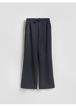 Reserved - Spodnie dresowe long leg - ciemnoszary ze sklepu Reserved w kategorii Spodnie damskie - zdjęcie 188675893