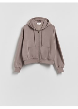 Reserved - Oversizowa bluza - brązowy ze sklepu Reserved w kategorii Bluzy damskie - zdjęcie 188675902