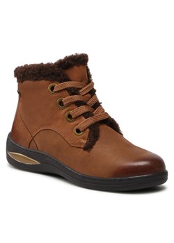 Trzewiki Go Soft WI23-LIPARI-05 Brązowy ze sklepu eobuwie.pl w kategorii Botki - zdjęcie 188676162