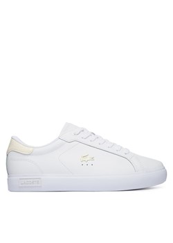Sneakersy Lacoste Powercourt 50SFA0154 Biały ze sklepu eobuwie.pl w kategorii Buty sportowe damskie - zdjęcie 188676173
