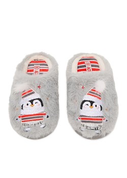 Kapcie Action Boy 22SAG5005 Szary ze sklepu eobuwie.pl w kategorii Kapcie dziecięce - zdjęcie 188676233