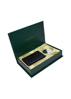 Semi Line Zestaw prezentowy C608-1 Czarny ze sklepu MODIVO w kategorii Portfele damskie - zdjęcie 188677164