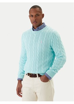 Polo Ralph Lauren Sweter 710775885547 Turkusowy Regular Fit ze sklepu MODIVO w kategorii Swetry męskie - zdjęcie 188677180