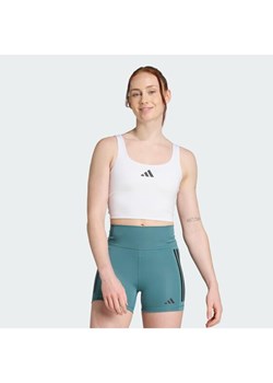 adidas Top Power Light Support JZ6028 Biały Slim Fit ze sklepu MODIVO w kategorii Bluzki damskie - zdjęcie 188677204