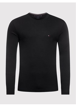 Tommy Hilfiger Longsleeve Stretch Tee MW0MW10804 Czarny Slim Fit ze sklepu MODIVO w kategorii T-shirty męskie - zdjęcie 188677213