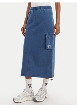 Reebok Spódnica midi Naida RK25487CCW Niebieski Regular Fit ze sklepu MODIVO w kategorii Spódnice - zdjęcie 188677240