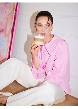 Mohito - Koszula z ozdobnym kołnierzem - pastelowy różowy ze sklepu Mohito w kategorii Koszule damskie - zdjęcie 188678422