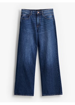 Mohito - Jeansy wide leg - granatowy ze sklepu Mohito w kategorii Jeansy damskie - zdjęcie 188678493