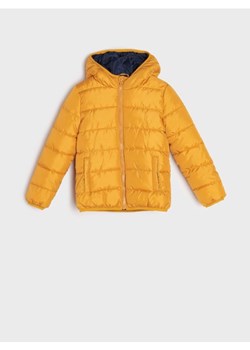 Sinsay - Pikowana kurtka puffer z kapturem - żółty ze sklepu Sinsay w kategorii Kurtki chłopięce - zdjęcie 188680160