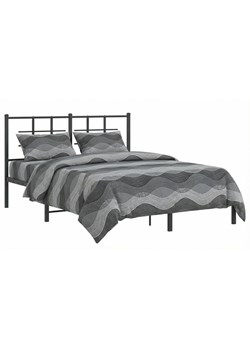 Czarne metalowe łóżko industrialne 120x200 cm K0-D71 ze sklepu Edinos.pl w kategorii Łóżka i materace - zdjęcie 188680251