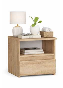 Szafka skandynawska nocna sonoma dąb F3-Z97 ze sklepu Edinos.pl w kategorii Stoliki i szafki nocne - zdjęcie 188680261