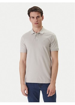 BOSS Polo Passenger 50507803 Beżowy Slim Fit ze sklepu MODIVO w kategorii T-shirty męskie - zdjęcie 188681103