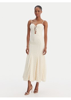 Bardot Sukienka koktajlowa Delaney 59928DB Beżowy Regular Fit ze sklepu MODIVO w kategorii Sukienki - zdjęcie 188681114