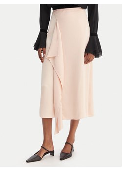 BOSS Spódnica midi Vemuth 50552076 Różowy Regular Fit ze sklepu MODIVO w kategorii Spódnice - zdjęcie 188681130
