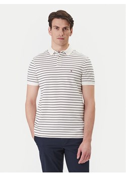 Tommy Hilfiger Polo 1985 MW0MW17770 Beżowy Regular Fit ze sklepu MODIVO w kategorii T-shirty męskie - zdjęcie 188681162