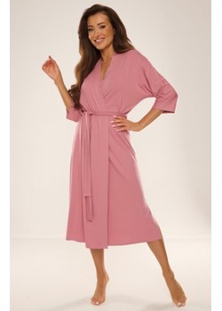 De Lafense Visa 942 szlafrok damski brudny róż ze sklepu intimiti.pl w kategorii Szlafroki damskie - zdjęcie 188682032