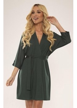 De Lafense Visa 871 szlafrok damski zielony ze sklepu intimiti.pl w kategorii Szlafroki damskie - zdjęcie 188682421