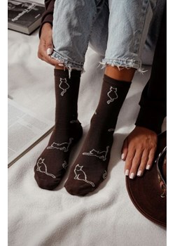 Milena 0200-093 Kontury Kota skarpety damskie ze sklepu intimiti.pl w kategorii Skarpetki damskie - zdjęcie 188682790