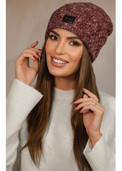 Dotto ciepła czapka damska czerwona ze sklepu intimiti.pl w kategorii Czapki zimowe damskie - zdjęcie 188682793