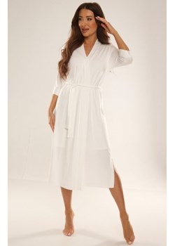 De Lafense Visa 942 szlafrok damski ecru ze sklepu intimiti.pl w kategorii Szlafroki damskie - zdjęcie 188684394