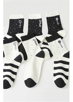 WiK SO&amp;LI QY009-11 060 Wzór Cyrkonie skarpety damskie ze sklepu intimiti.pl w kategorii Skarpetki damskie - zdjęcie 188684544