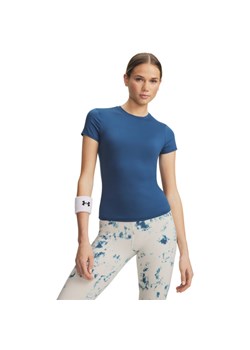 Damska koszulka treningowa Under Armour Meridian Core SS - niebieska ze sklepu Sportstylestory.com w kategorii Bluzki damskie - zdjęcie 188685780