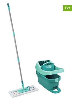 Leifheit 2-częściowy zestaw "Profi XL Mobile" w kolorze turkusowym ze sklepu Limango Polska w kategorii Akcesoria kuchenne - zdjęcie 188686543