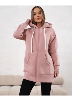 Bluza oversize damska beżowa gruba z kapturem ze sklepu goodlookin.pl w kategorii Bluzy damskie - zdjęcie 188687034